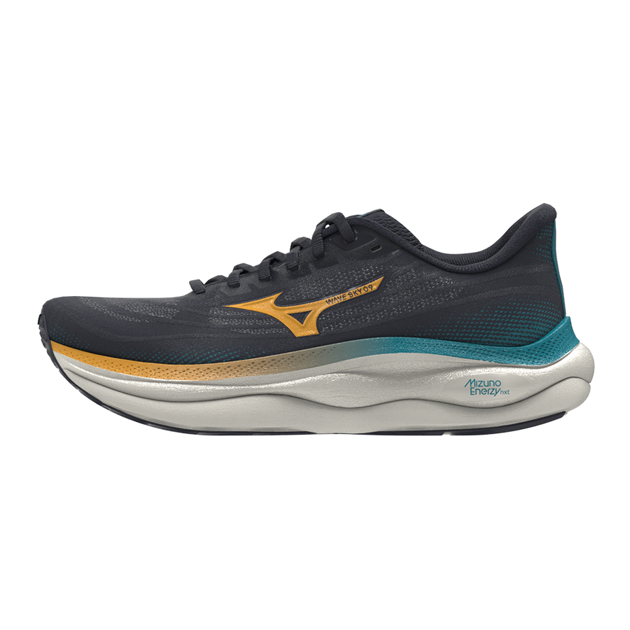 Mizuno WAVE SKY 9 Baritone Blue/Citrus/Capri Breeze